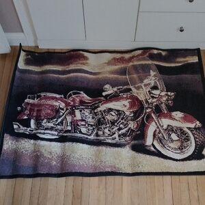 Motorcycle Design Rug